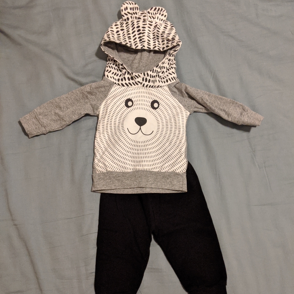 6-12 month baby hoodie and pants set